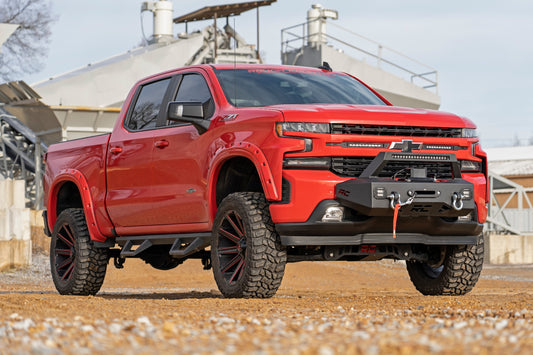 EXO Winch Mount Kit Chevy Silverado 1500 2WD/4WD (2019-2022) Rough Country-1