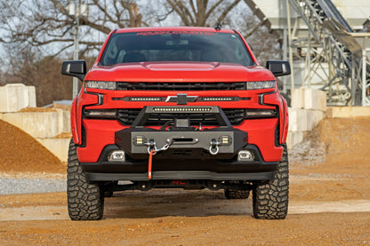 EXO Winch Mount Kit Chevy Silverado 1500 2WD/4WD (2019-2022) Rough Country-3