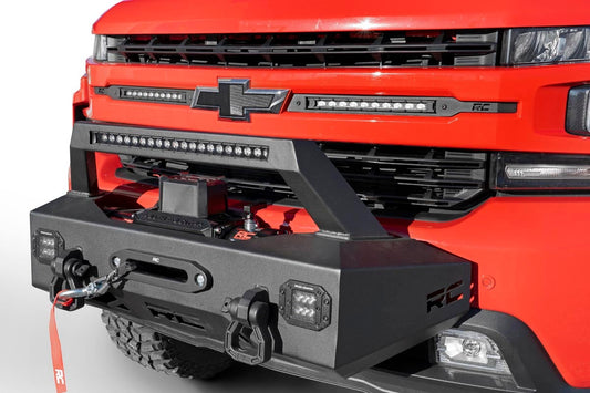 EXO Winch Mount Kit Chevy Silverado 1500 2WD/4WD (2019-2022) Rough Country