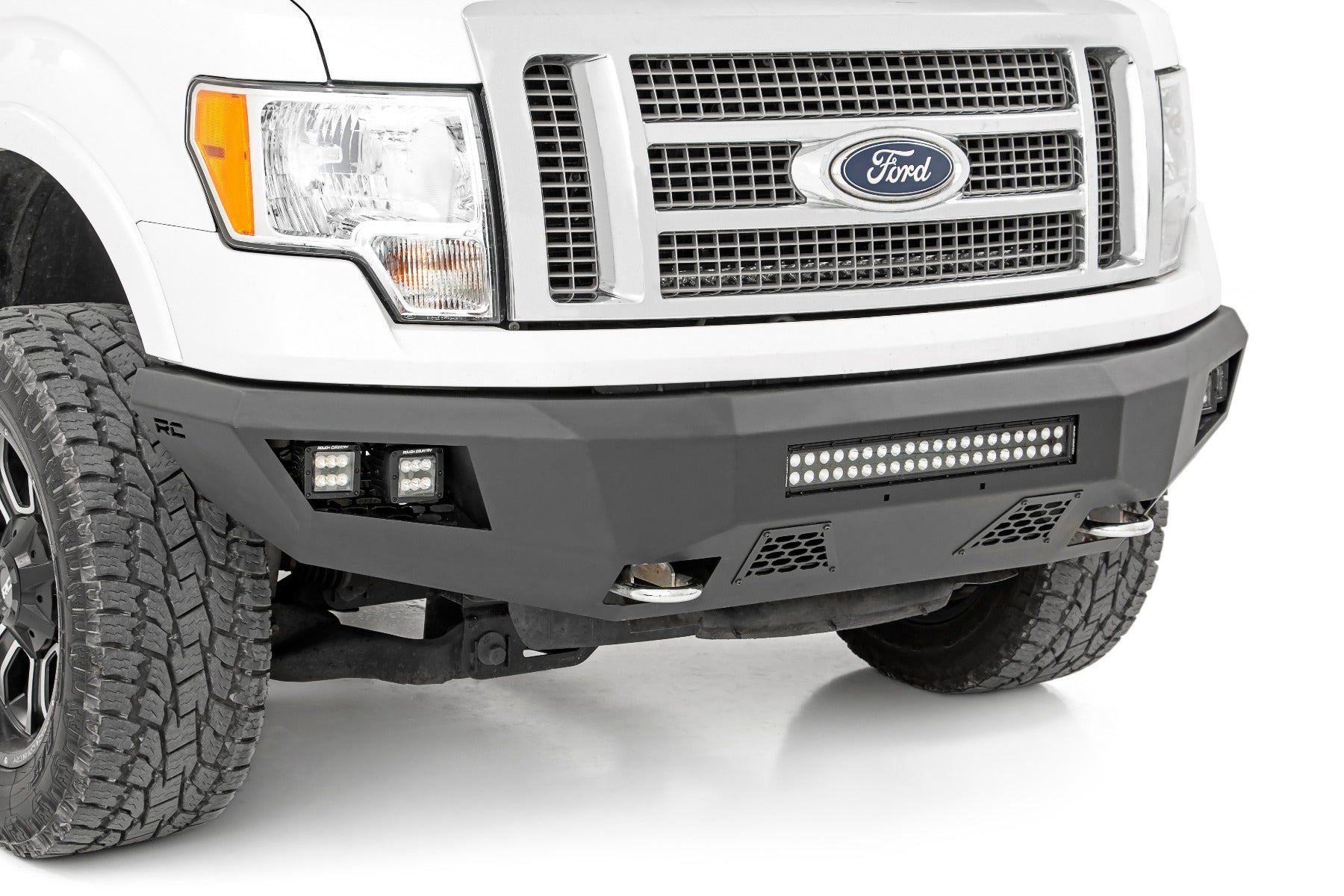 Rough Country Ford Heavy-Duty Front LED Bumper For 09-14 F-150 Rough Country