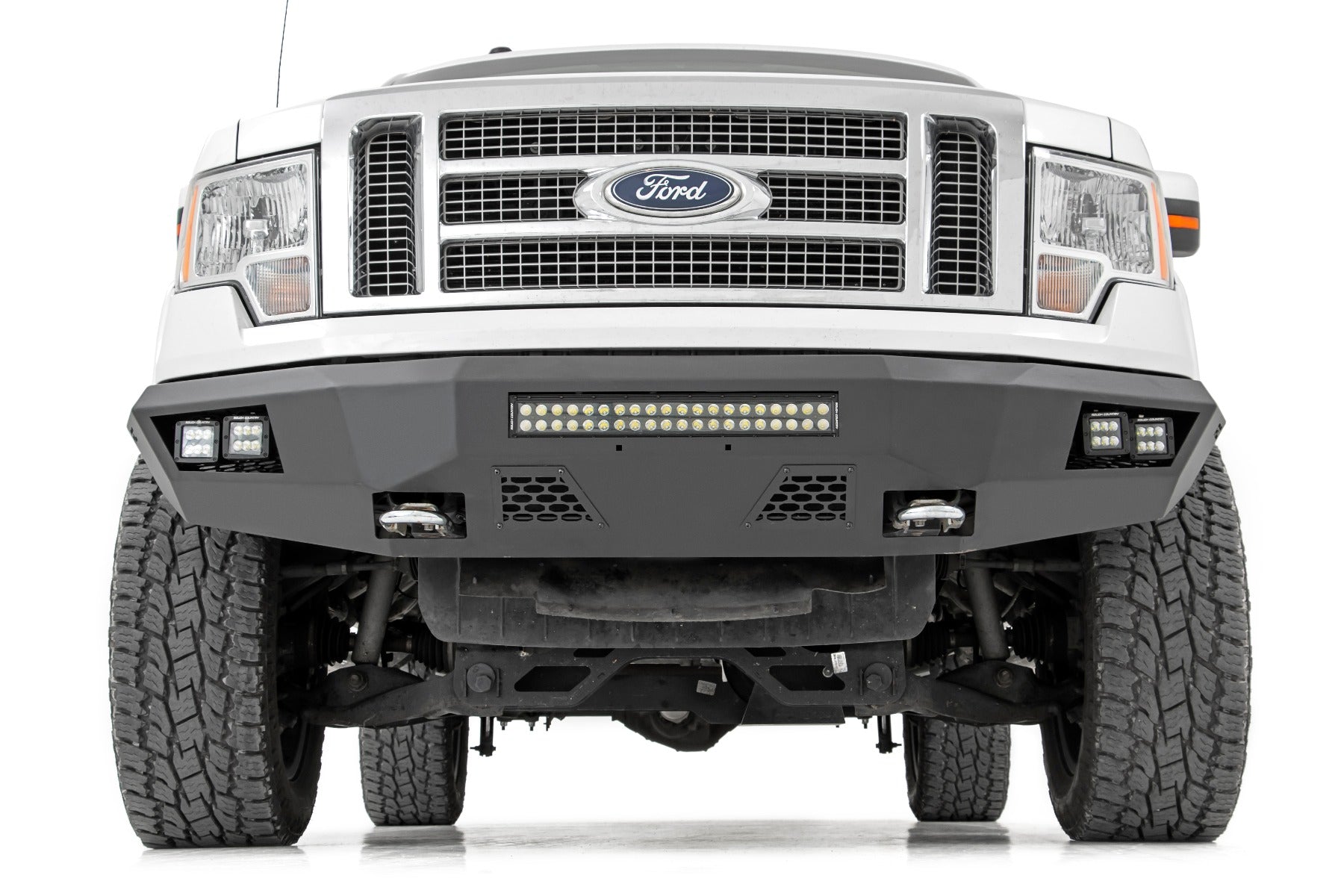 Rough Country Ford Heavy-Duty Front LED Bumper For 09-14 F-150 Rough Country