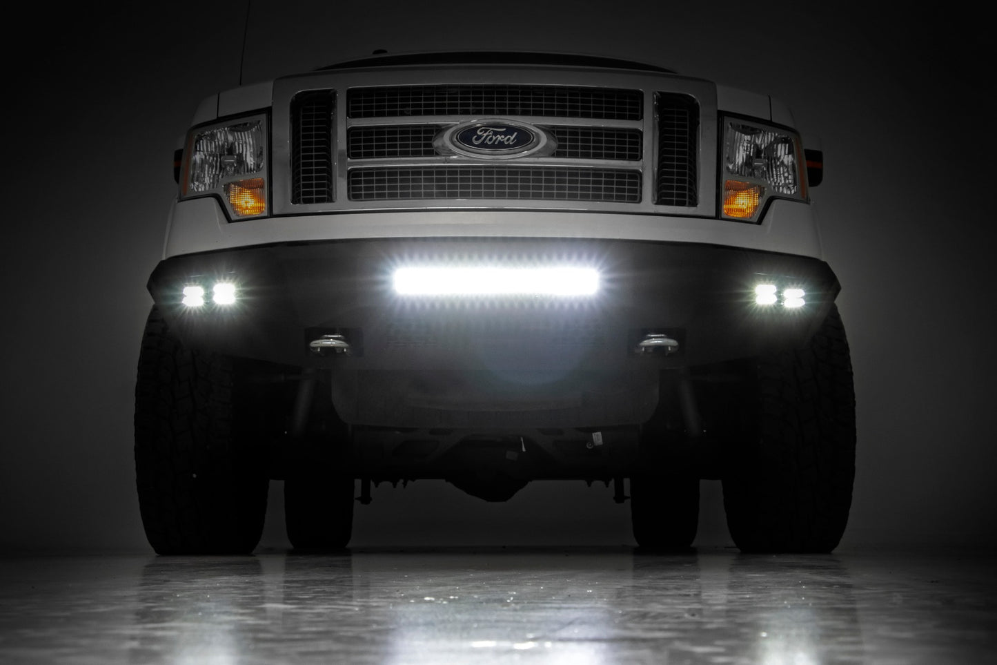 Ford Heavy-Duty Front LED Bumper For 09-14 F-150 Rough Country-2