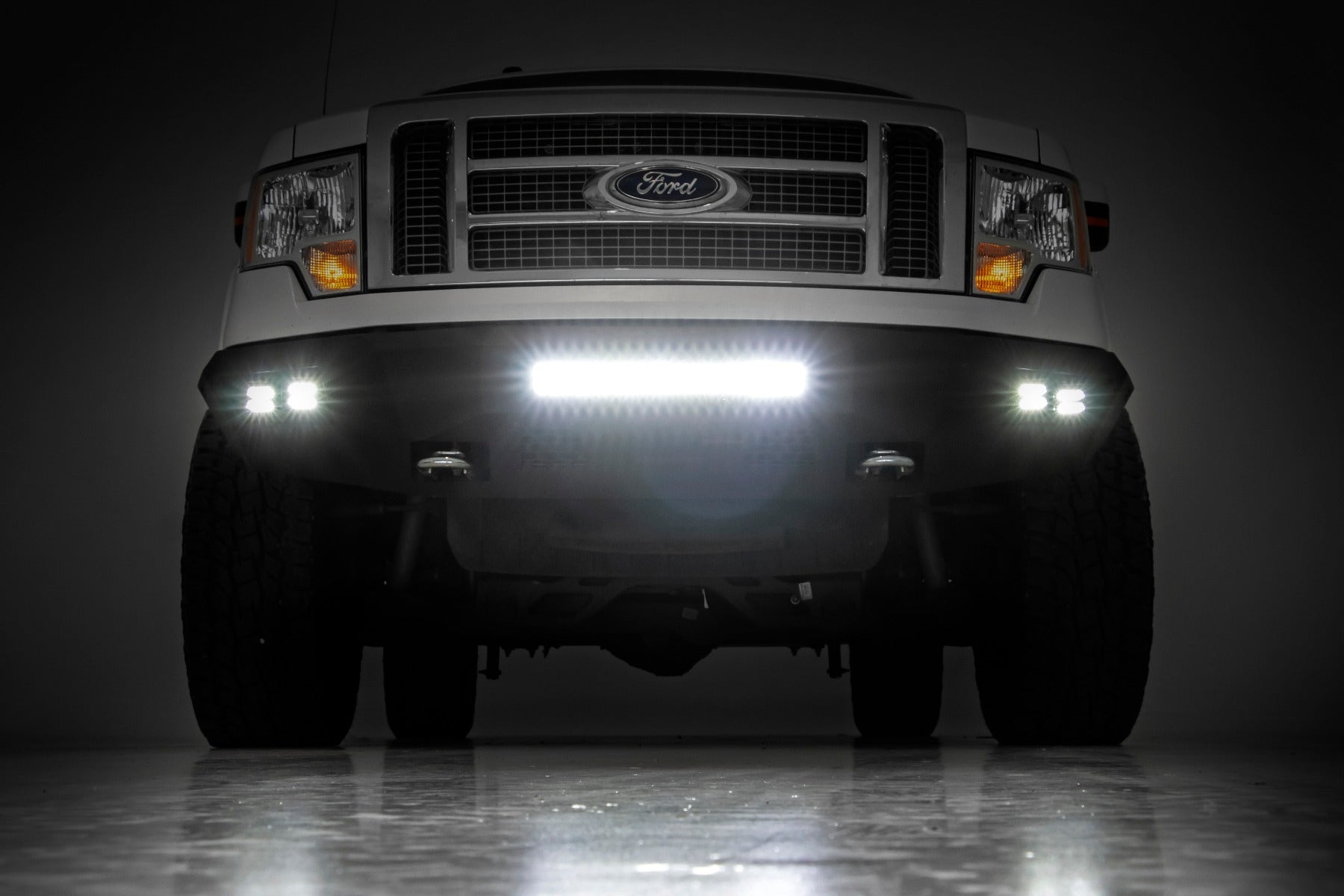 Ford Heavy-Duty Front LED Bumper For 09-14 F-150 Rough Country-2
