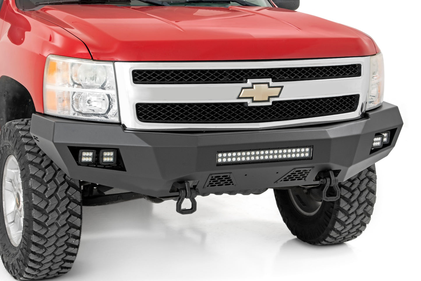 Rough Country Chevy Heavy-Duty Front LED Bumper For 07-13 1500 Rough Country