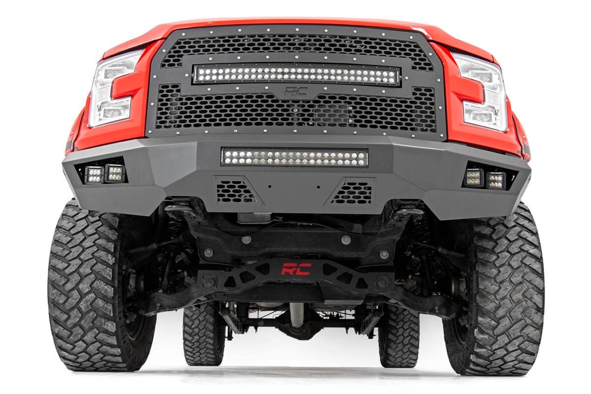 Rough Country Ford Heavy-Duty Front LED Bumper 15-17 F-150 Rough Country