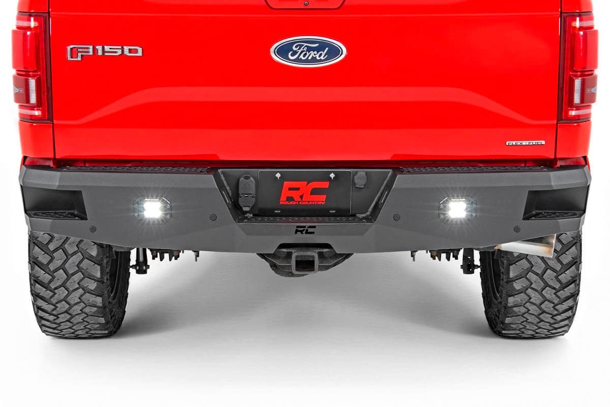 Rough Country Ford Heavy-Duty Rear LED Bumper 15-20 F-150 Rough Country