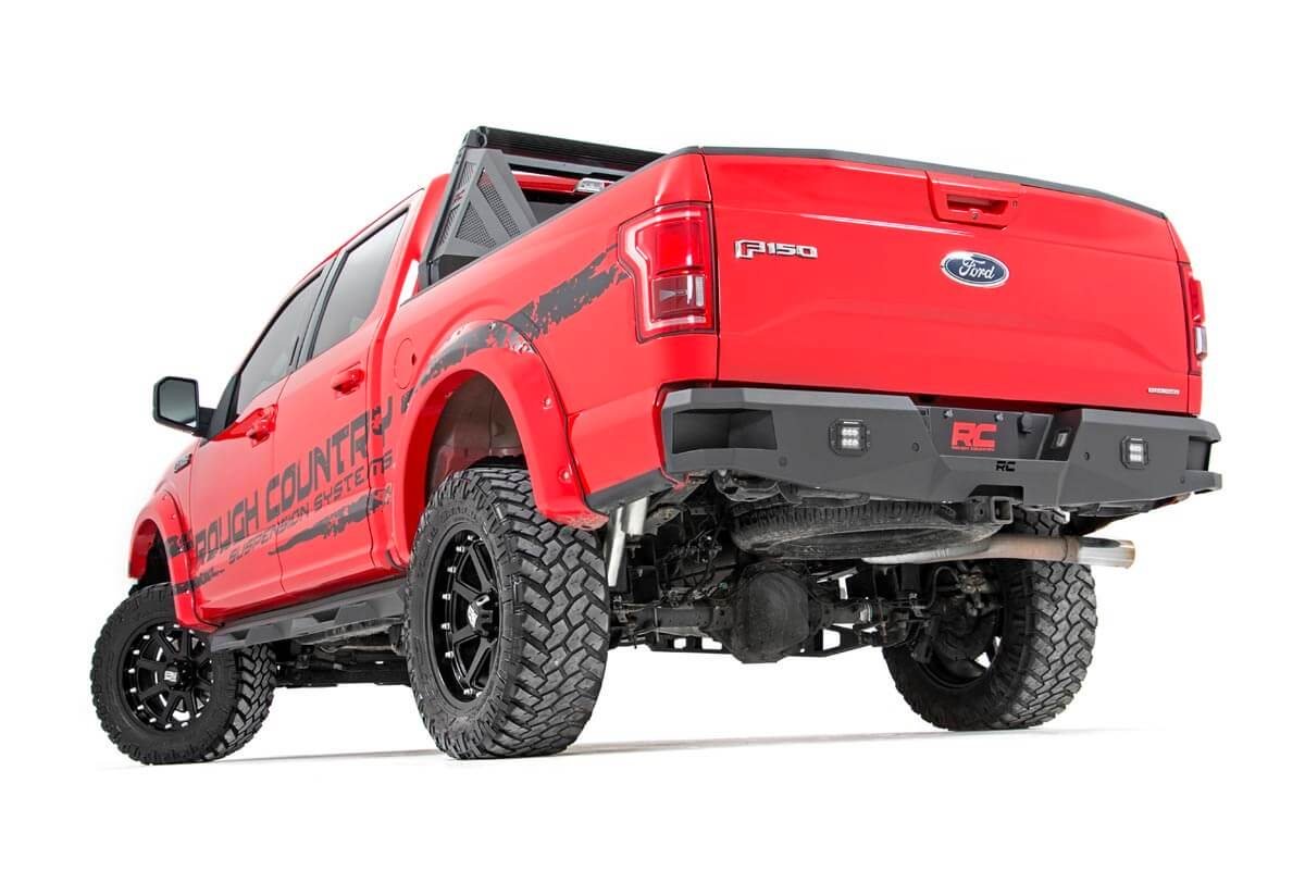 Rough Country Ford Heavy-Duty Rear LED Bumper 15-20 F-150 Rough Country