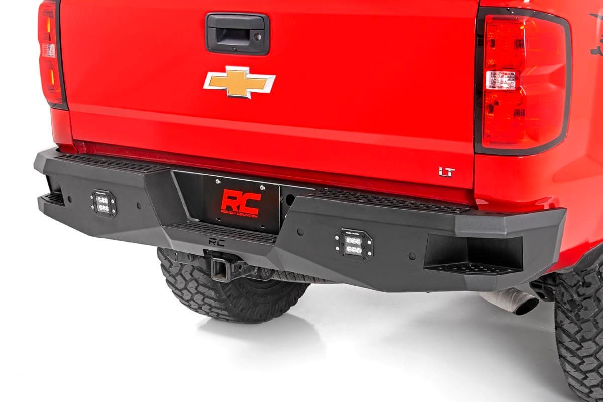 Rough Country Chevy Heavy-Duty Rear LED Bumper 07-18 Silverado 1500 Rough Country
