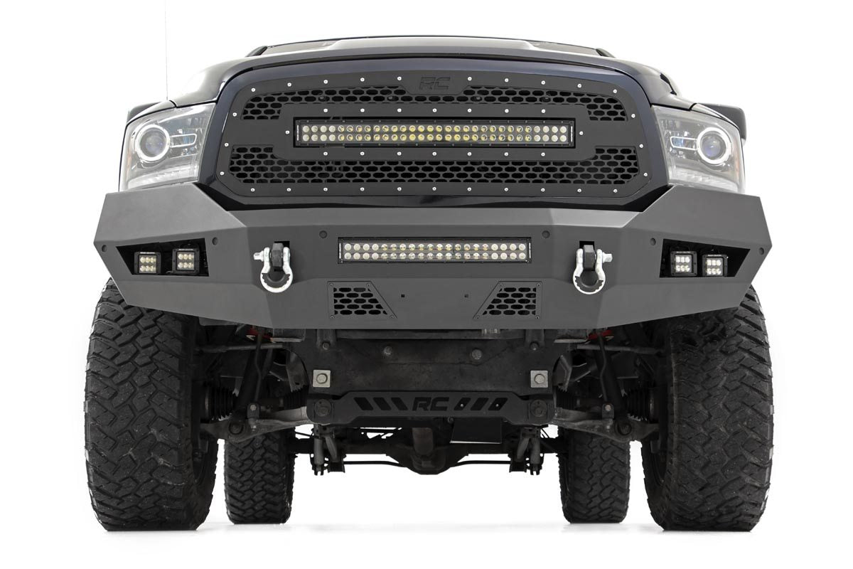 Rough Country RAM Heavy-Duty Front LED Bumper 13-Up 1500 Rough Country