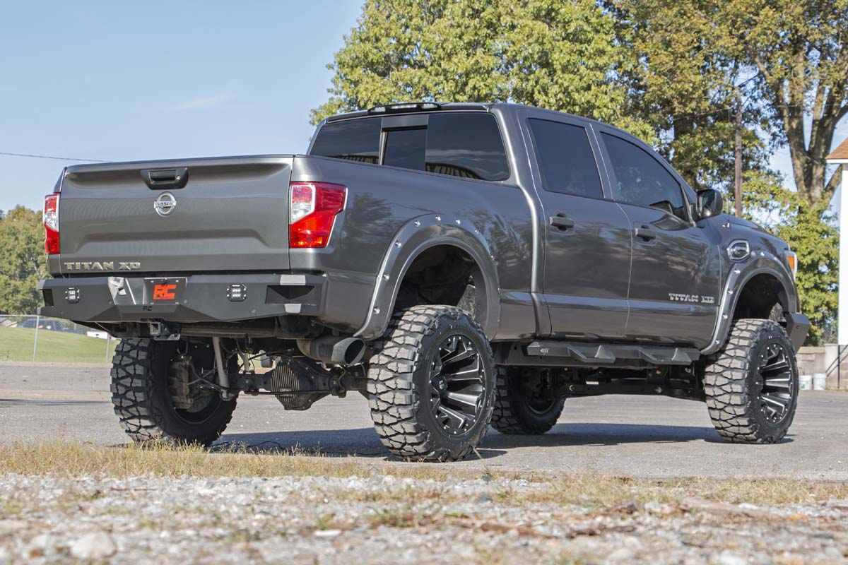 Nissan Heavy-Duty Rear LED Bumper 16-20 Titan XD Rough Country-3
