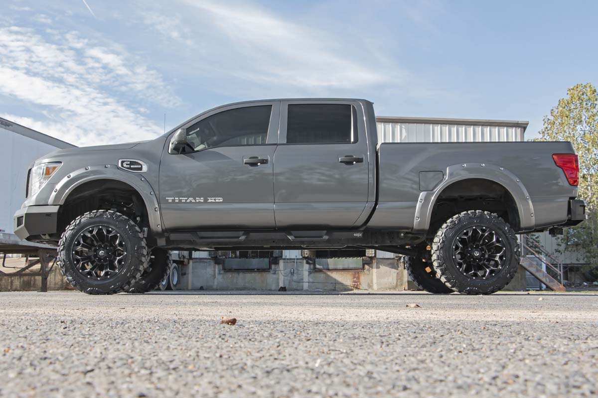 Rough Country Nissan Heavy-Duty Rear LED Bumper 16-20 Titan XD Rough Country