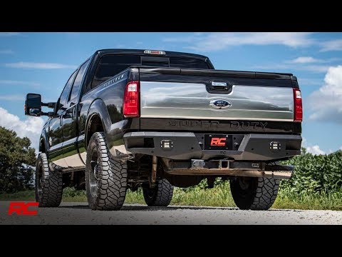 Rough Country Ford F-250/F-350 Heavy-Duty Rear LED Bumper For 99-16 F-250/F-350 4WD Rough Country