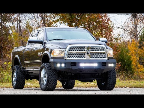 Rough Country RAM Heavy-Duty Front LED Bumper 10-18 2500/3500 Rough Country