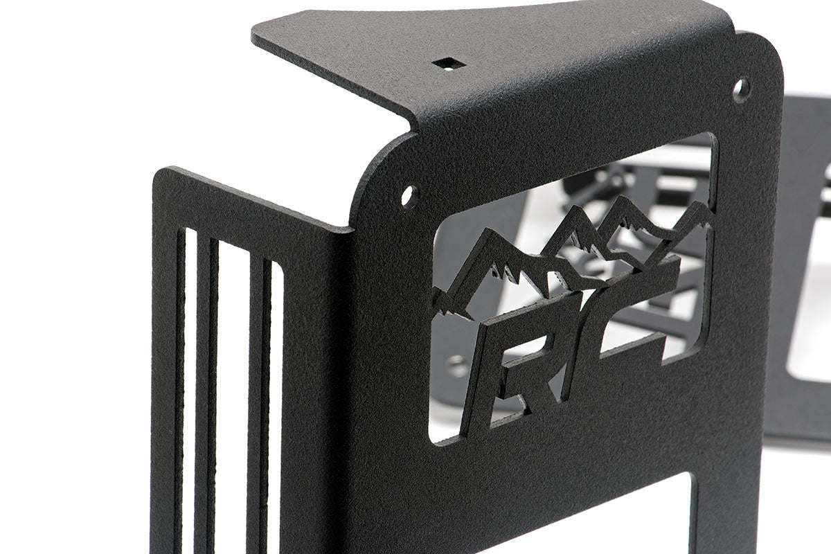 Rough Country Jeep Tail Light Covers Mountains 07-18 Wrangler JK Rough Country