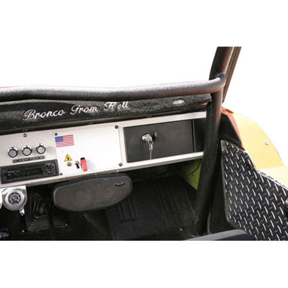 Glove Box - 66-77 Bronco Locking Black Products Tuffy Security-1