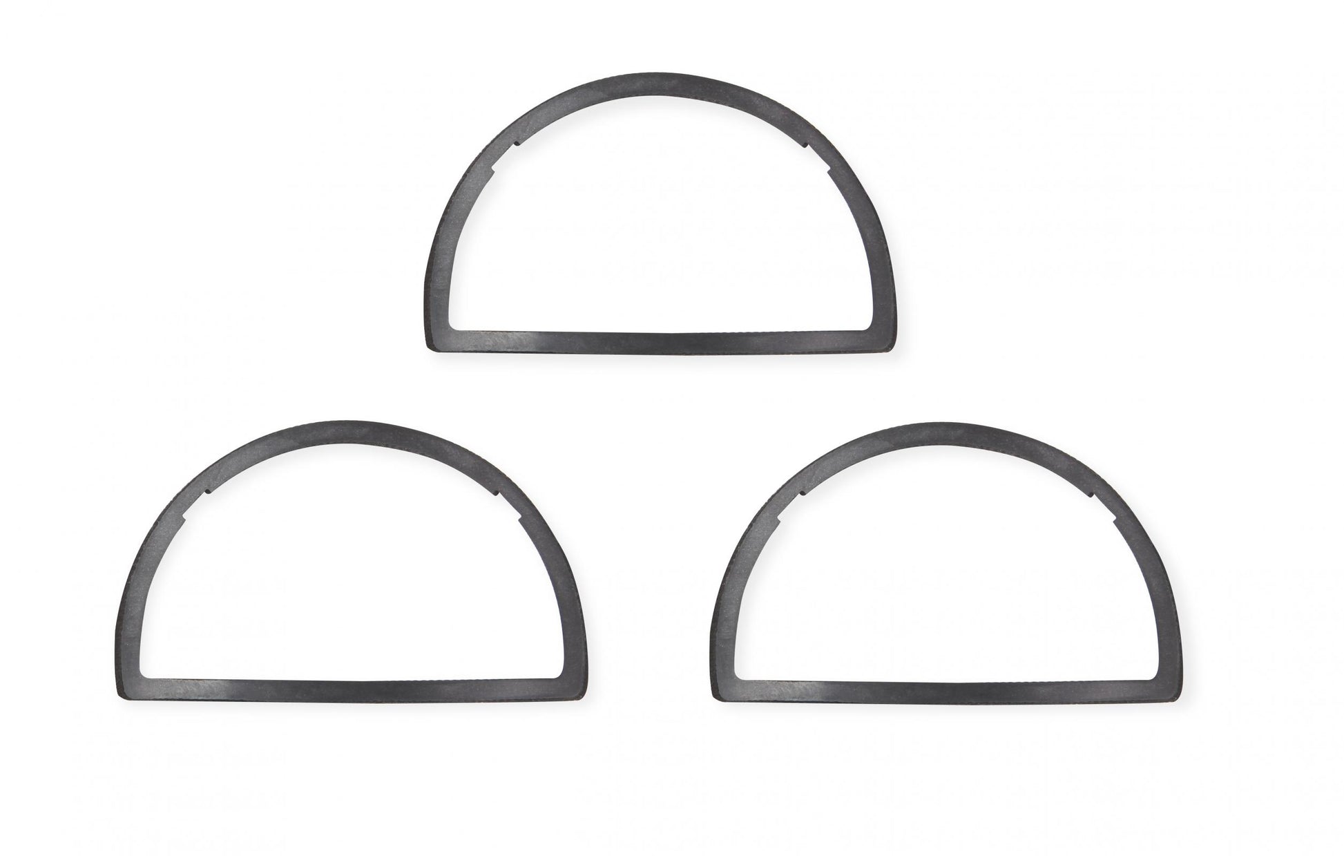 Gaskets, AIR Cleaner to CARB, Set of 3 Gaskets, Air Cleaner to Carburetor Horn Set of 3 Holley