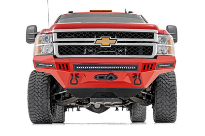 Skid Plate Prerunner Bumper 07-14 Chevy Silverado 2500 HD Rough Country-1