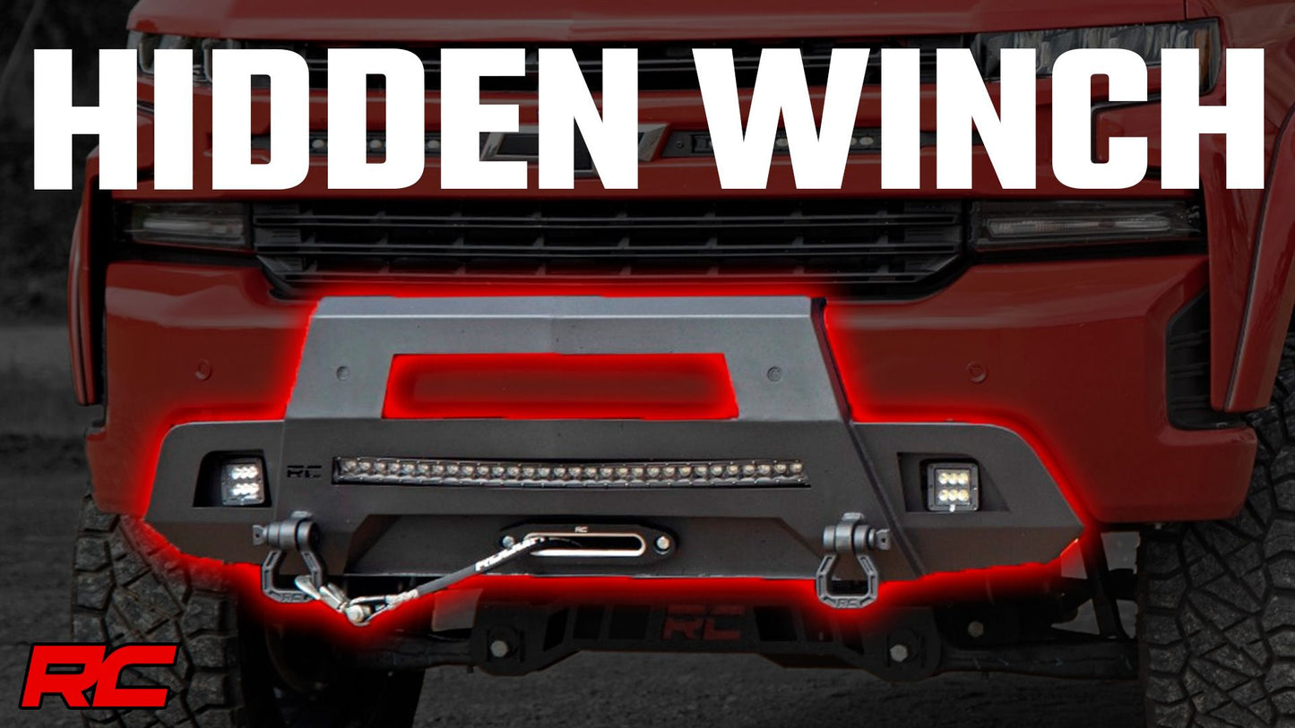 Rough Country Hidden Winch Bumper 19-22 Chevy Silverado 1500 2WD/4WD Rough Country