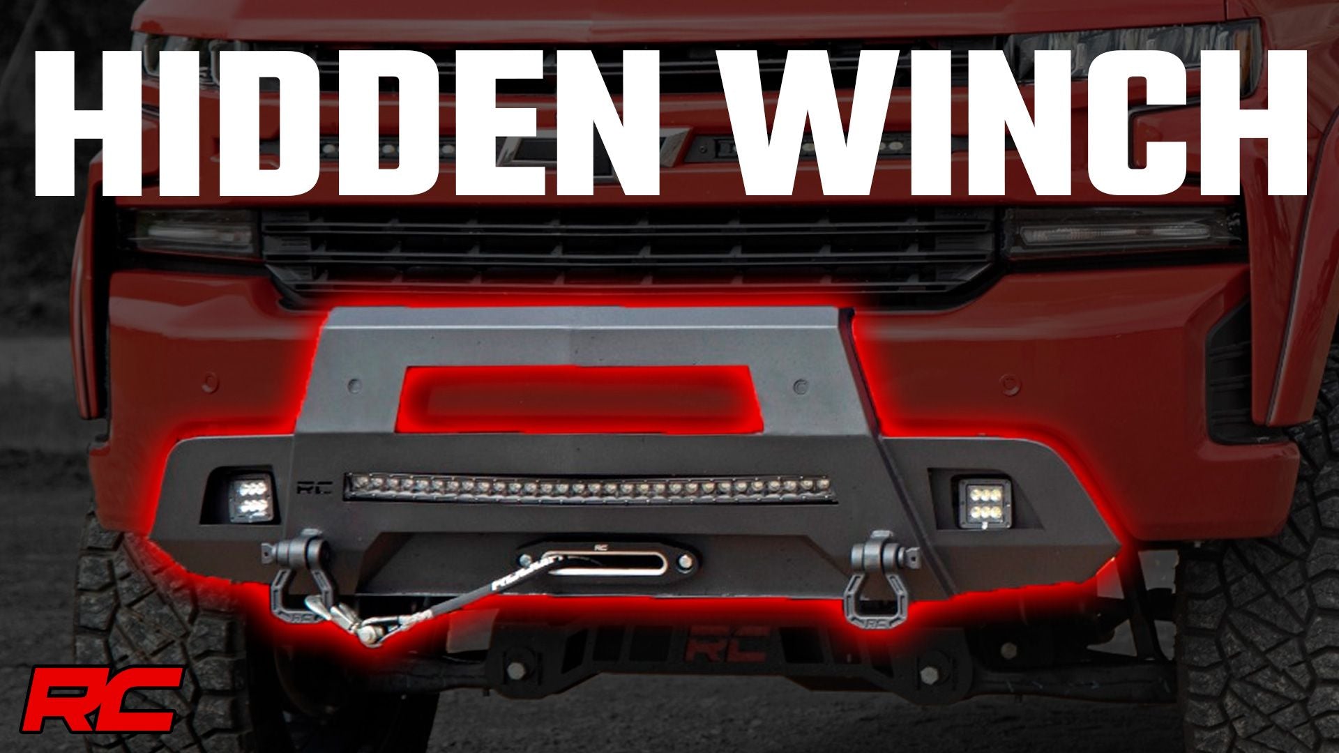 Rough Country Hidden Winch Bumper 19-22 Chevy Silverado 1500 2WD/4WD Rough Country