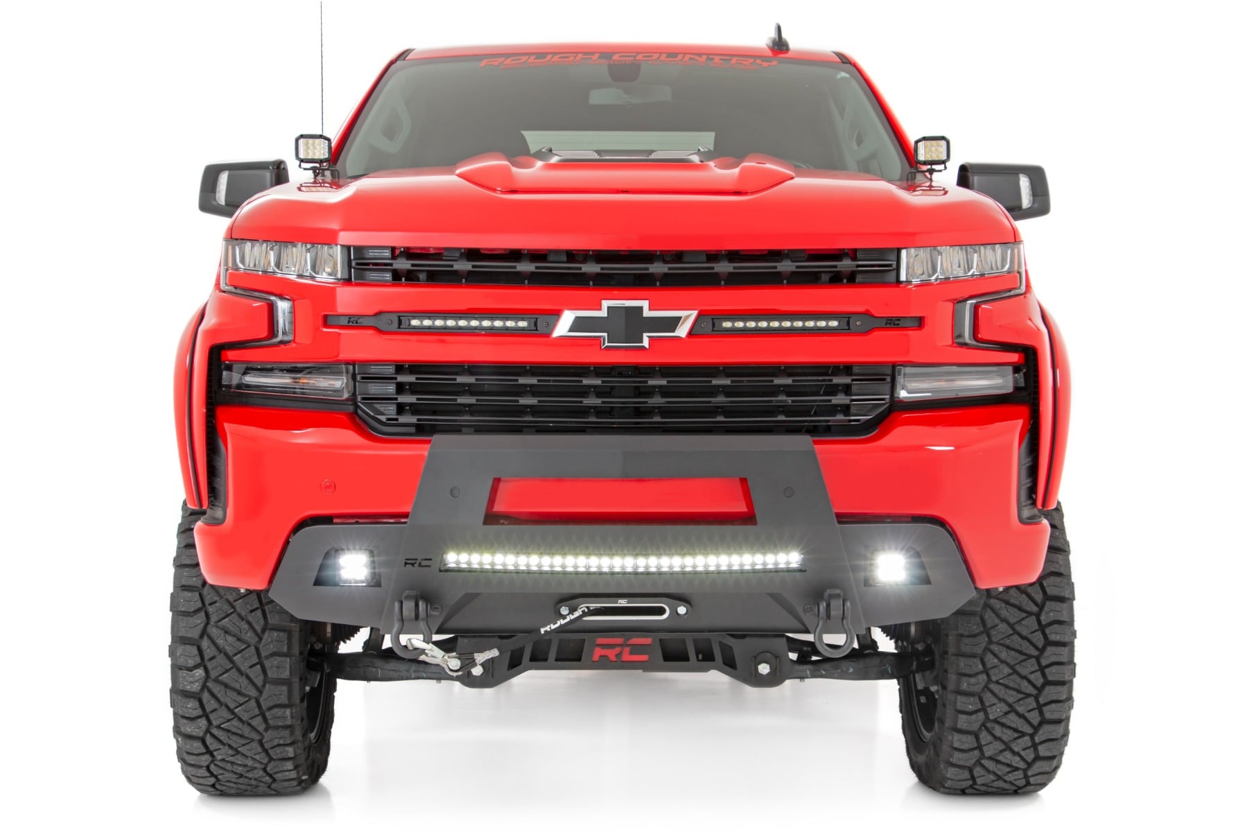 Hidden Winch Bumper Chevy Silverado 1500 2WD/4WD (2019-2022) Rough Country-4