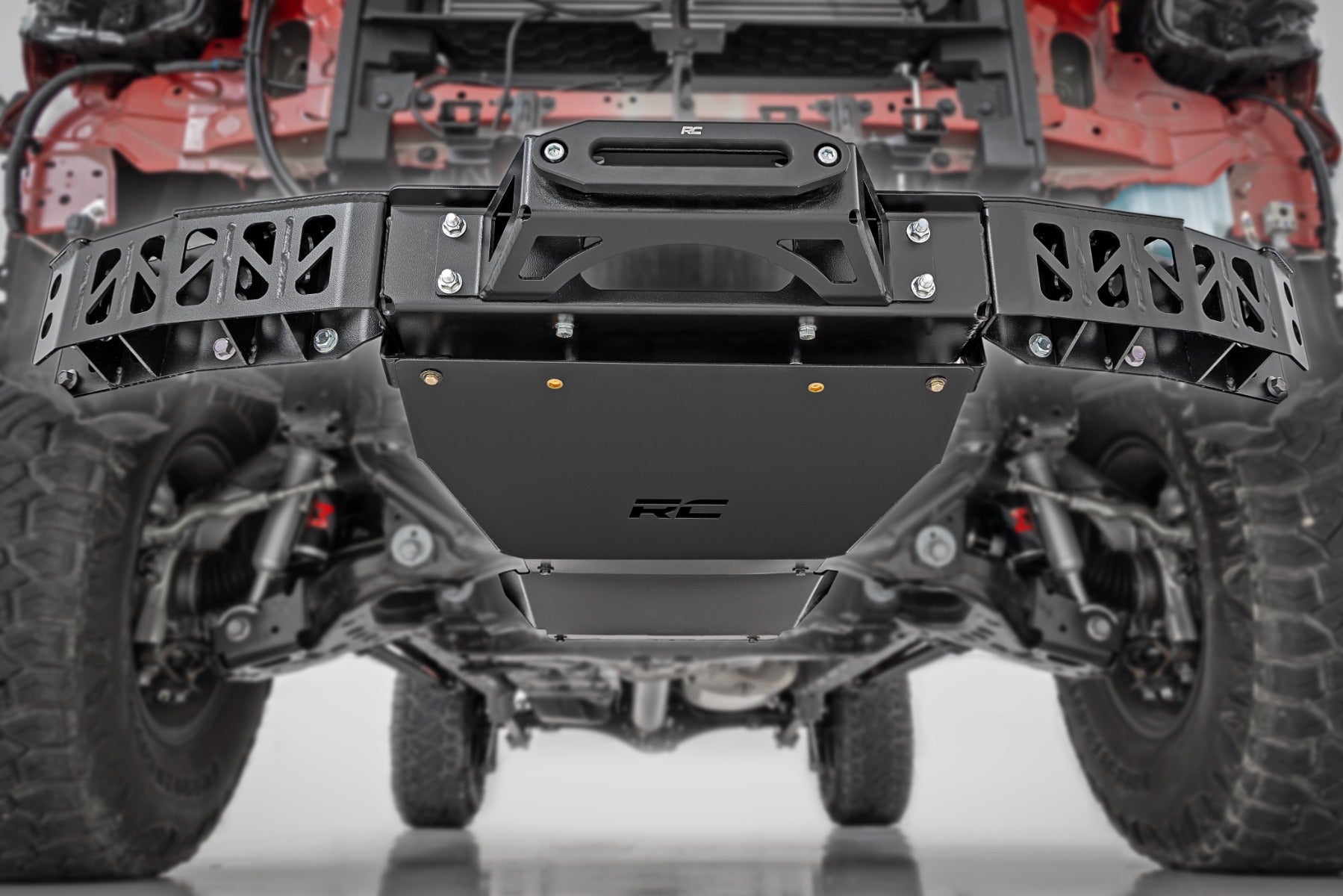 Hidden Winch Mount PRO9500S Toyota Tacoma 4WD (2024-2026) Rough Country-4