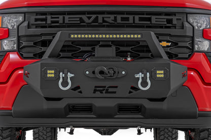 EXO Winch Mount Kit Chevy Silverado 1500 2WD/4WD (2022-2026) Rough Country-3