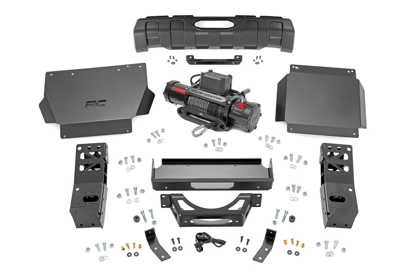 Hidden Winch Mount PRO12000S Toyota Tacoma 4WD (2024-2026) Rough Country
