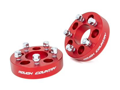 1.5 Inch Wheel Spacers 5 x 4.5 Bolt Pattern Pair 84-01 Cherokee XJ 86-92 Comanche MJ 87-95 Wrangler YJ 93-98 Grand Cherokee ZJ 97-06 Wrangler TJ Rough Country-1