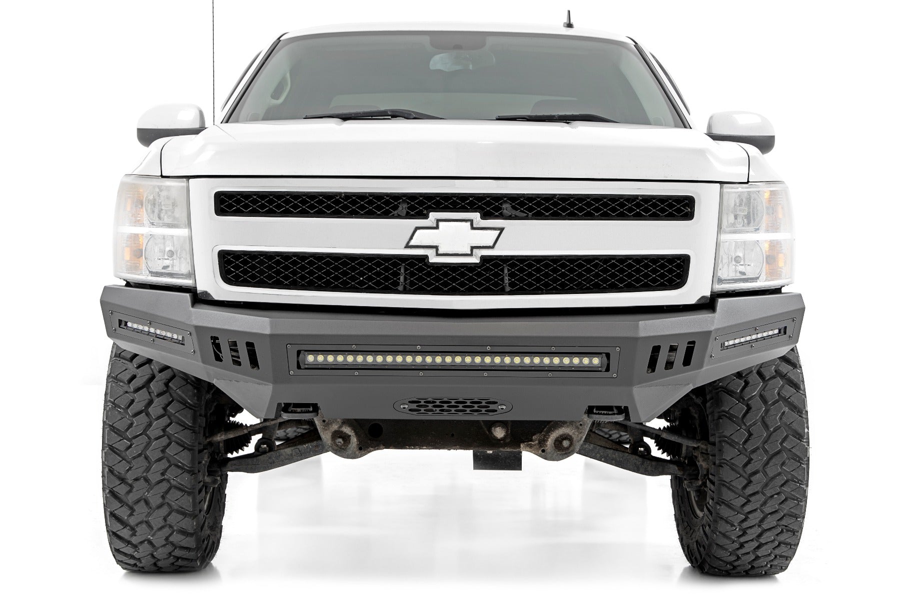 Front High Clearance Bumper Chevy Silverado 1500 2WD/4WD (2007-2013) Rough Country-1