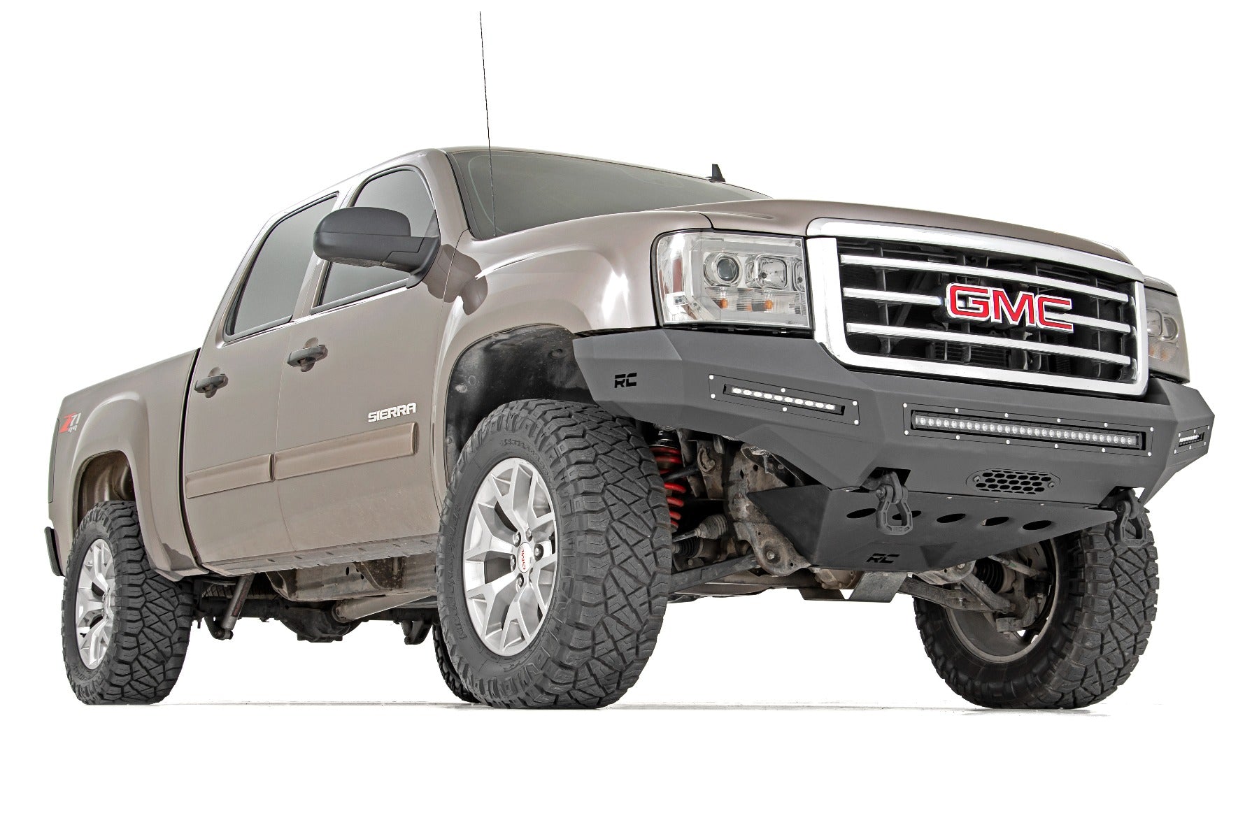 Front Bumper Fabricated Prerunner GMC Sierra 1500 2WD/4WD (2007-2013) Rough Country-2