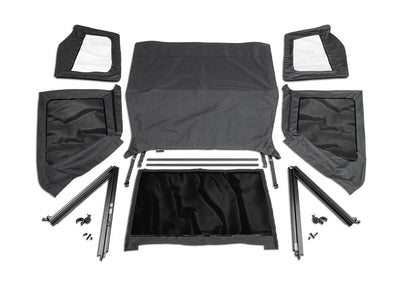 Frameless Trail Top Only for 1992-1995 Jeep Wrangler YJ, Black Diamond Rampage-8