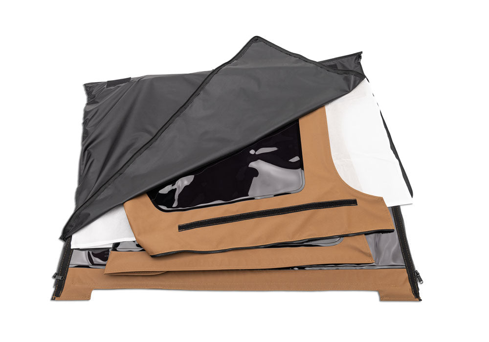 Frameless Trail Top Only for 1997-2006 Jeep Wrangler TJ, Spice Denim Rampage-4