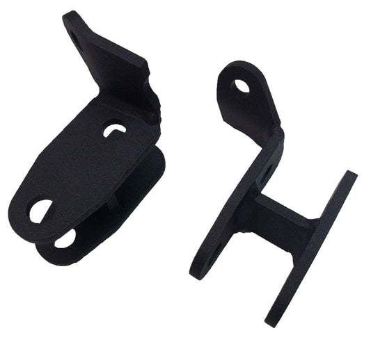 Front Shock Relocation Brackets 99-05 Chevy Silverado/GMC Sierra 1500 4x4 With 4 Inch or 6 Inch Suspension Lift Pair Tuff Country