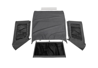 Frameless Trail Top Only for 2007-2018 Jeep Wrangler JK 2-Door, Black Diamond Rampage