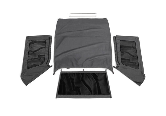 Frameless Trail Top Only for 2007-2018 Jeep Wrangler JK 2-Door, Black Diamond Rampage