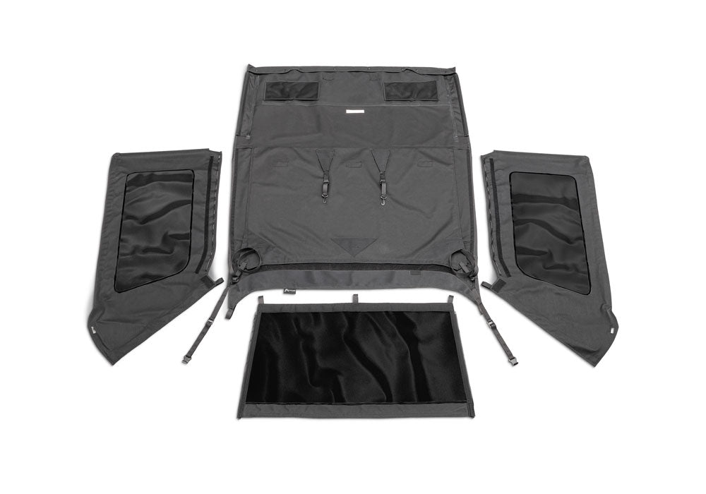 Frameless Trail Top Only for 2007-2018 Jeep Wrangler JK 2-Door, Black Diamond Rampage-2