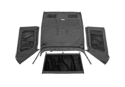 Frameless Trail Top Only for 2007-2018 Jeep Wrangler JK 2-Door, Black Diamond Rampage-2