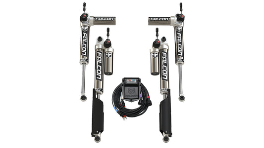 18-Up Jeep Wrangler 18-Up Jeep WranglerJL 4 Door SP2 3.5 e-Adjust Piggyback Shock Kit 0-1.5 Inch Lift Falcon Shocks