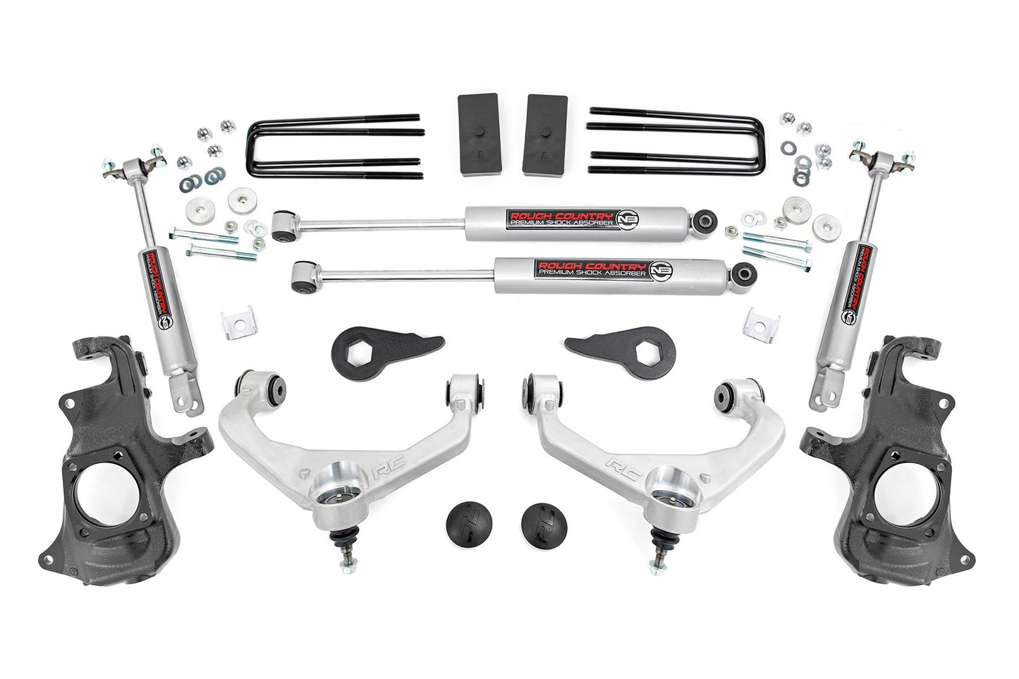 3.5 Inch Lift Kit | Knuckle | w/ Overloads | Chevy/GMC 2500HD/3500HD (11-19) Rough Country