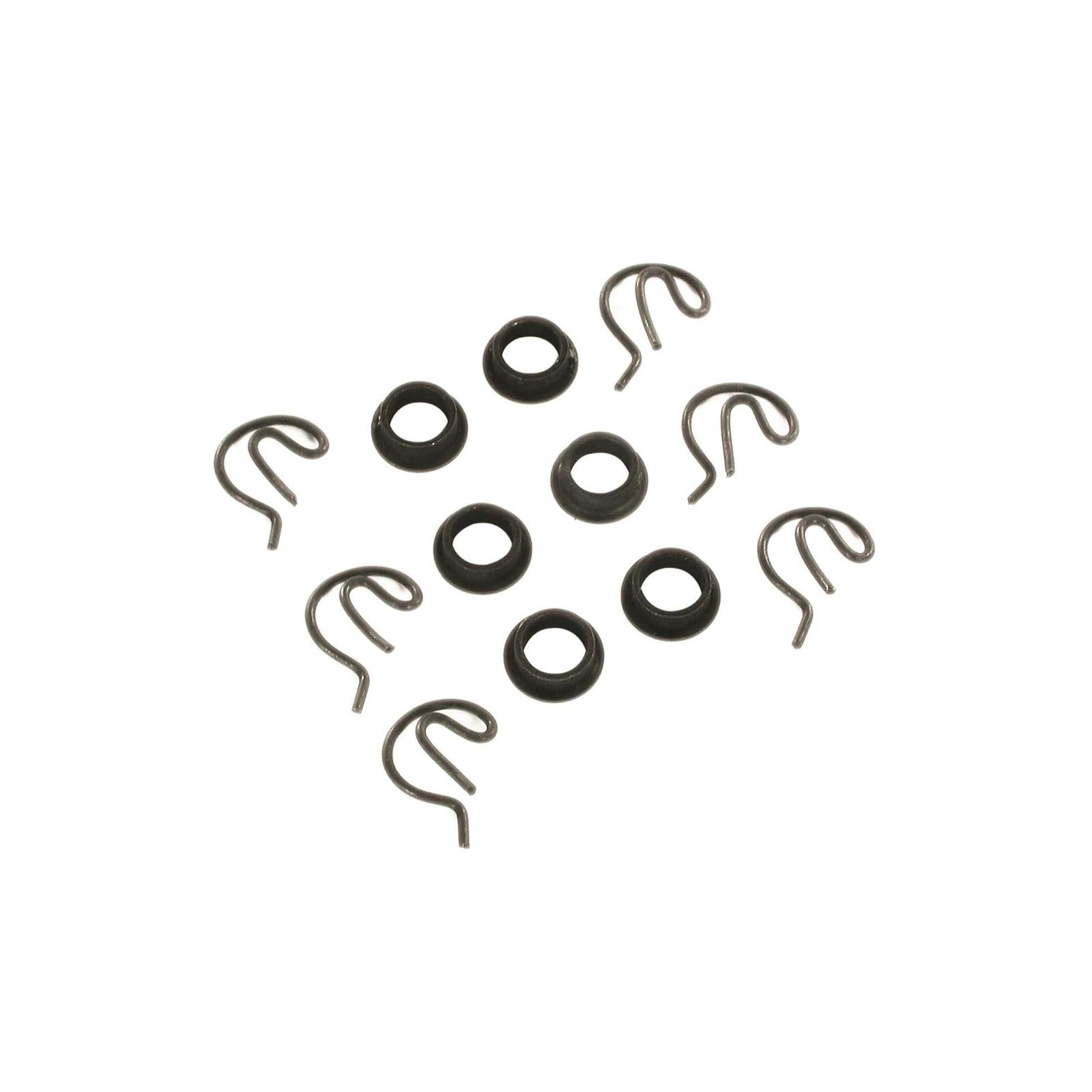 Shifter Bushing Kit Steel Clips And Bushings This shifter and bushing Kit includes 6 bushings and 6 clips Mr Gasket