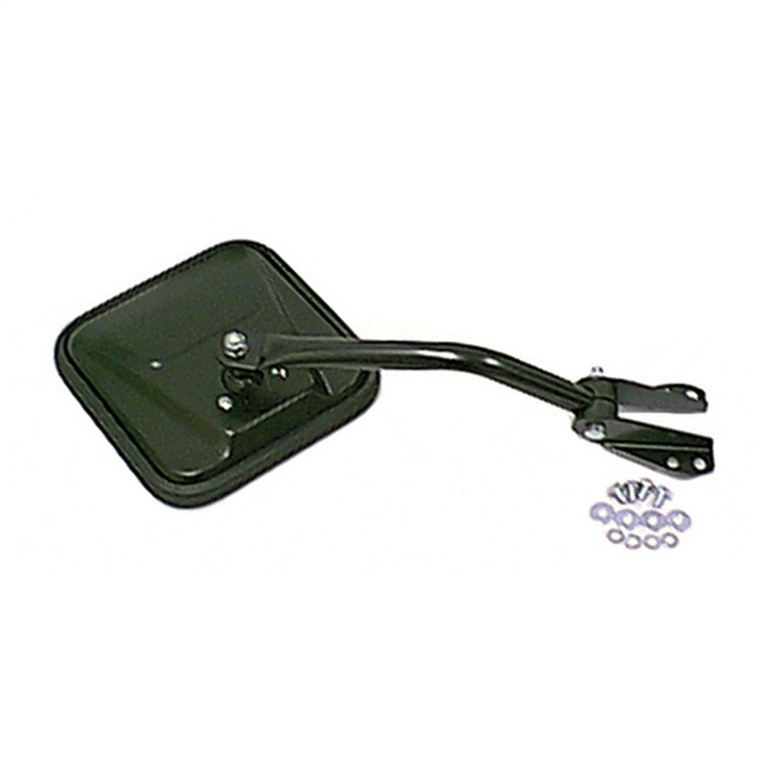 Door Mirror Style Side Left Black Head/Arm Driver Side Of 55-83 CJ5, 55-75 CJ6, 76-86 CJ7 And 81-86 CJ8 Scrambler OMIX