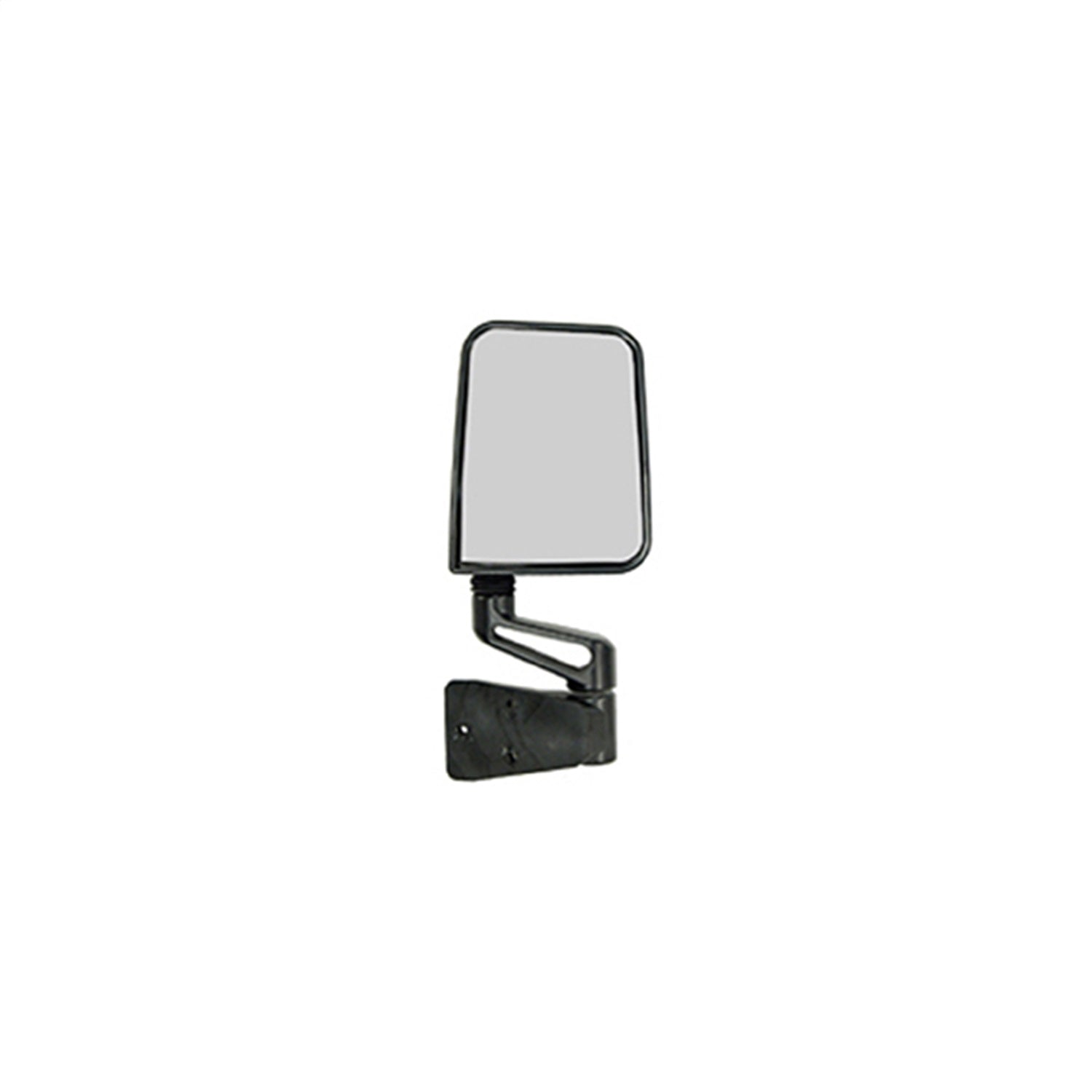 Door Mirror Right Black fits the Passenger side of 87-95 Wrangler YJ and 97-02 Wrangler TJ OMIX