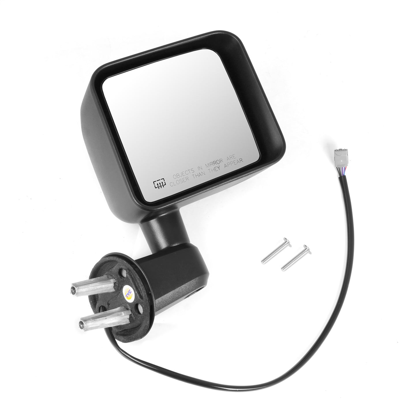 Door Mirror Right Power Black Heated Passenger Side Of 11-13 Wrangler JK OMIX