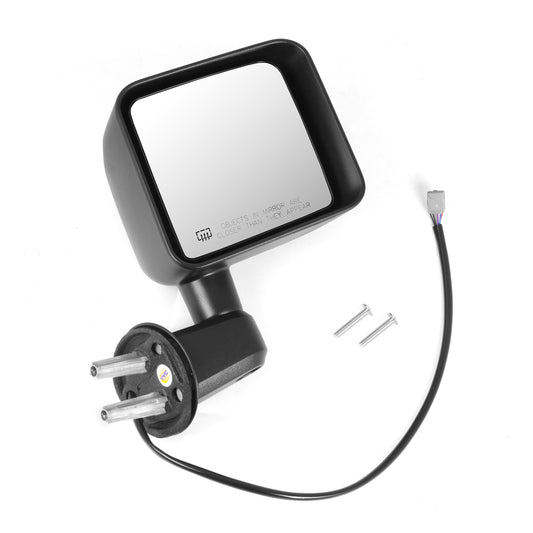 Door Mirror Right Power Black Heated Passenger Side Of 11-13 Wrangler JK OMIX