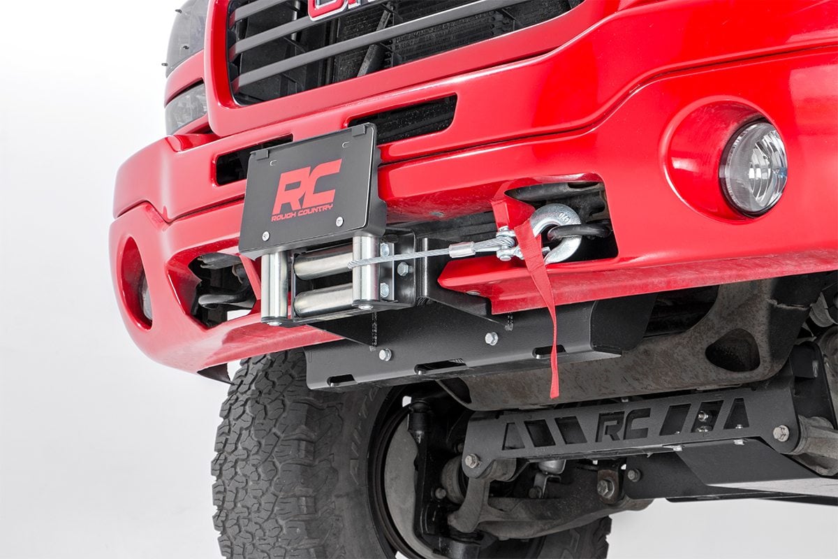 Hidden Winch Mounting Plate Silverado/Sierra 1500 (99-06 & Classic) Rough Country-2