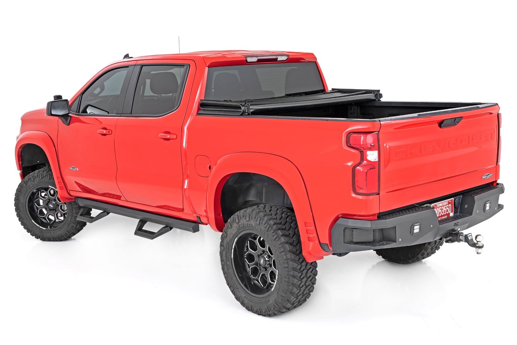 SRX2 Adj Aluminum Step Crew Cab Silverado/Sierra 1500/2500HD (19-26) Rough Country-2