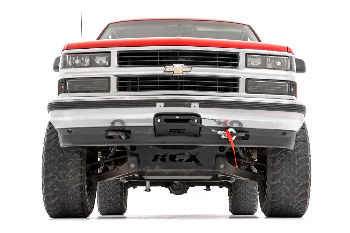 Hidden Winch Mounting Plate Chevy C1500/K1500 Truck & SUV 4WD (1988-1999) Rough Country-1