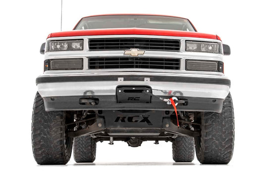Hidden Winch Mounting Plate Chevy C1500/K1500 Truck & SUV 4WD (1988-1999) Rough Country-1