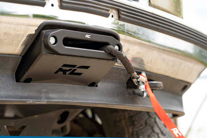 Hidden Winch Mounting Plate Chevy C1500/K1500 Truck & SUV 4WD (1988-1999) Rough Country-2