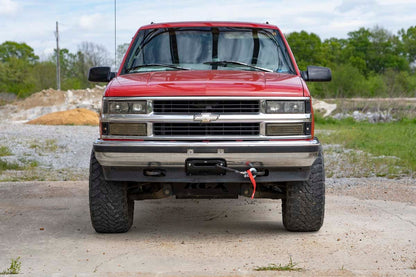 Hidden Winch Mounting Plate Chevy C1500/K1500 Truck & SUV 4WD (1988-1999) Rough Country-3